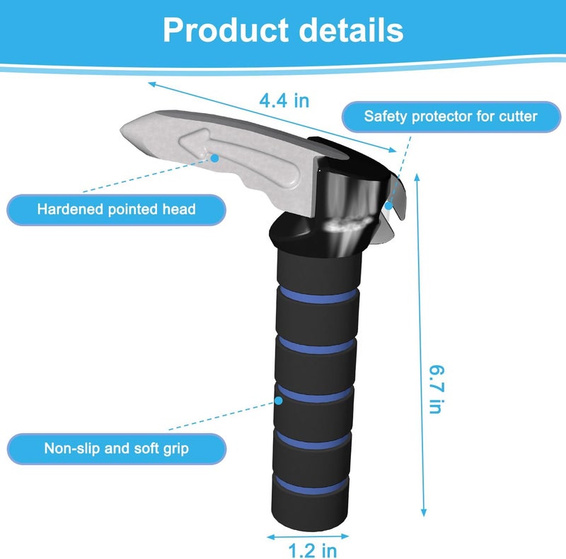 TONINT 3 in 1 Car Door Handle for Elderly,Car Handle Assist,Support Handle Multifunction Door Latch for Seniors and Handicapped - Image 2